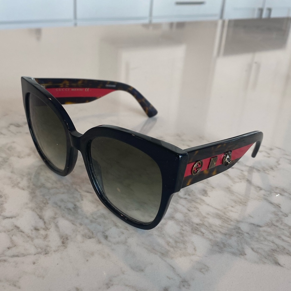 Gucci Tortoise Sunglasses